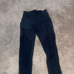 Lululemon all the right places black leggings size 2